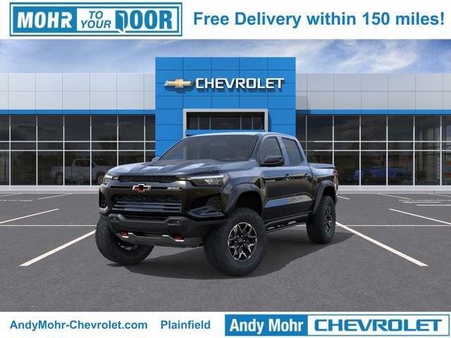 2026 Chevrolet Colorado ZR2 in Black — front three-quarter view