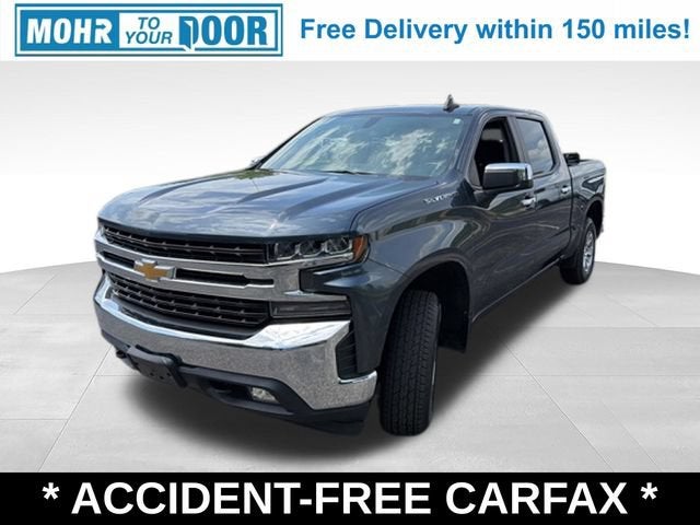 2020 Chevrolet Silverado 1500 LT in Shadow Gray Metallic — front three-quarter view