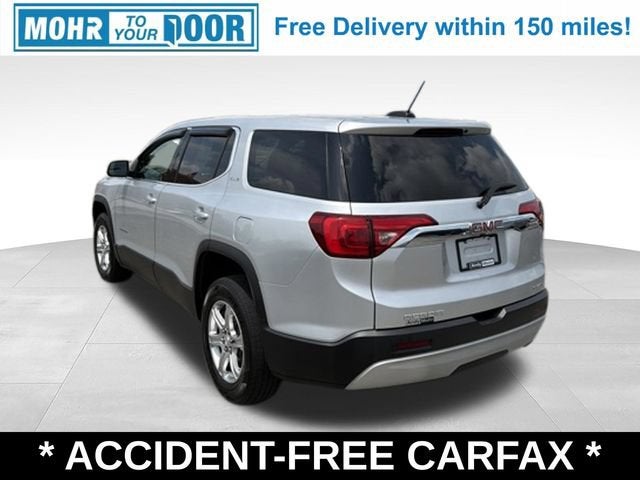 2018 GMC Acadia — rear three-quarter view