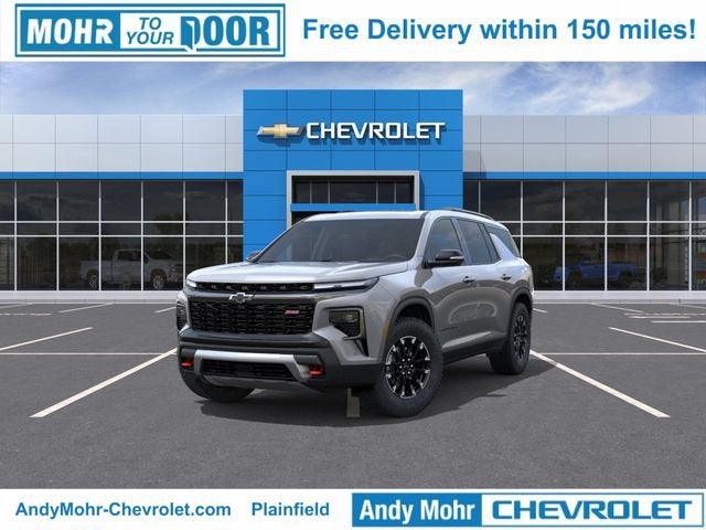 2026 Chevrolet Traverse Z71 in Sterling Gray Metallic — front three-quarter view