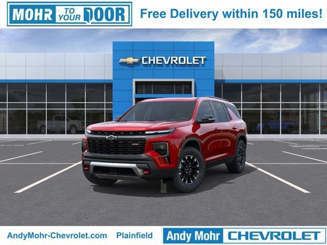 2026 Chevrolet Traverse Z71 in Radiant Red Tintcoat — front three-quarter view