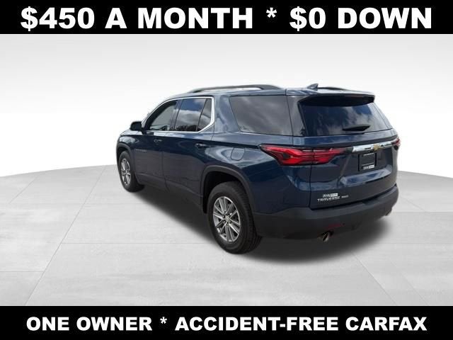 2023 Chevrolet Traverse — rear three-quarter view