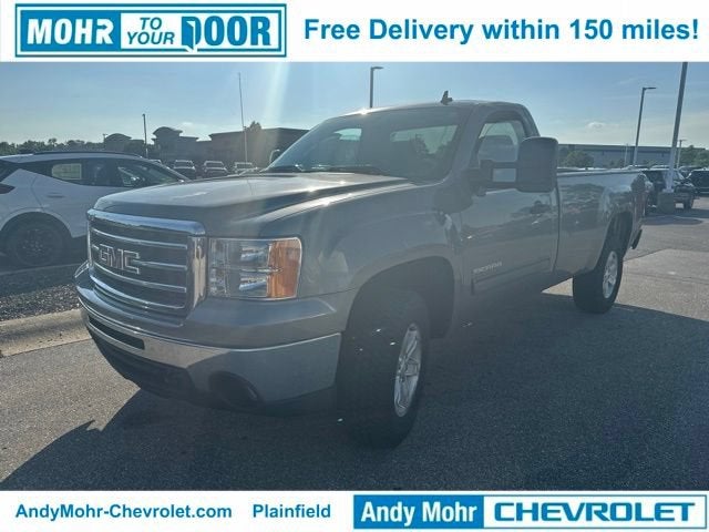 2013 GMC Sierra 1500 SLE in Steel Gray Metallic — front three-quarter view