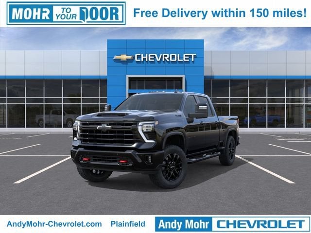 2026 Chevrolet Silverado 2500 HD LTZ in Black — front three-quarter view