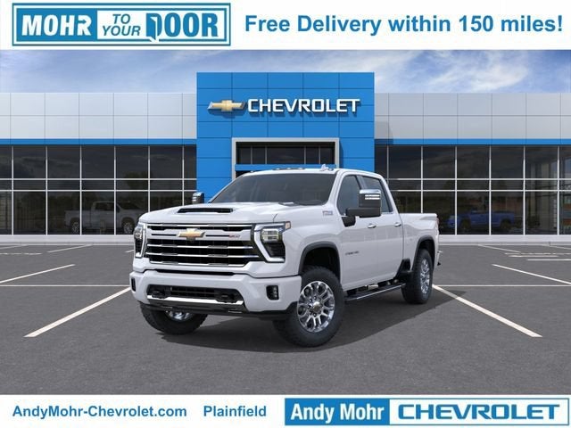 2026 Chevrolet Silverado 2500 HD LTZ in Summit White — front three-quarter view