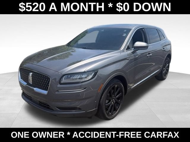 2023 Lincoln Nautilus Reserve in Asher Gray Met Cc — front three-quarter view