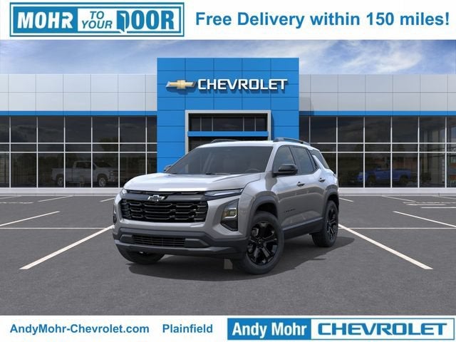 2027 Chevrolet Equinox LT in Sterling Gray Metallic — front three-quarter view