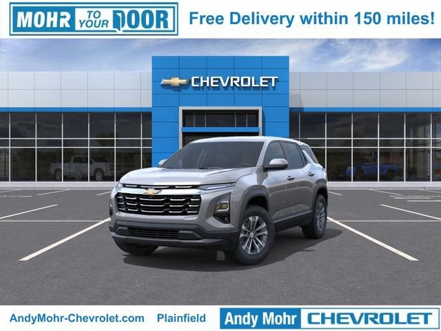 2026 Chevrolet Equinox LT in Sterling Gray Metallic — front three-quarter view