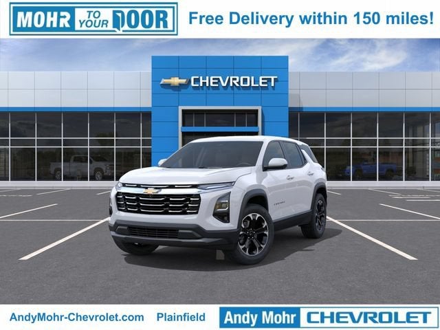 2026 Chevrolet Equinox LT in Summit White — front three-quarter view