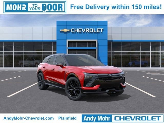 2026 Chevrolet Blazer EV SS in Radiant Red Tintcoat — front three-quarter view