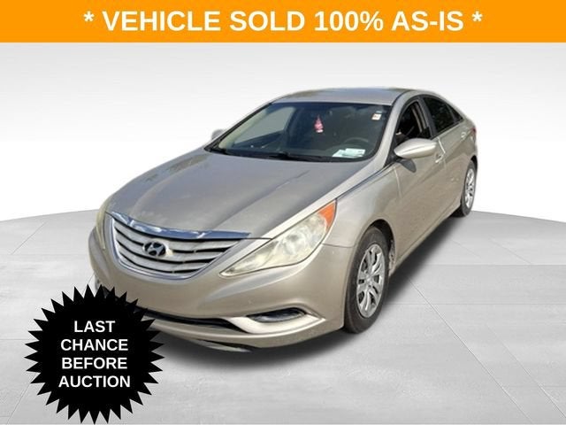 2011 Hyundai Sonata GLS in Camel Pearl — front three-quarter view