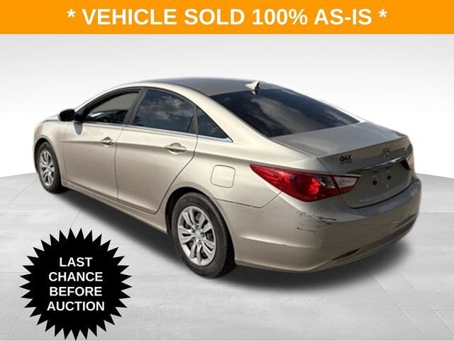 2011 Hyundai Sonata — rear three-quarter view