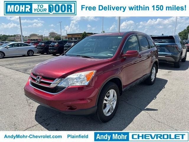2011 Honda CR-V EX-L in Red — front three-quarter view