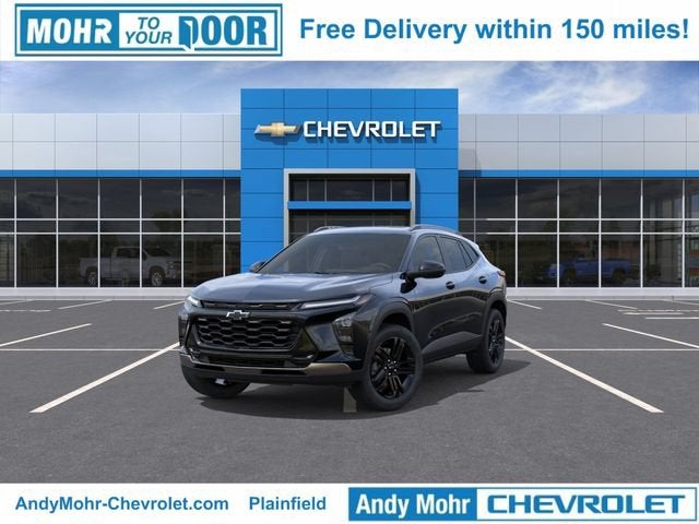 2026 Chevrolet Trax ACTIV in Mosaic Black Metallic — front three-quarter view