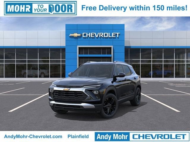 2026 Chevrolet Trailblazer LT in Mosaic Black Metallic — front three-quarter view