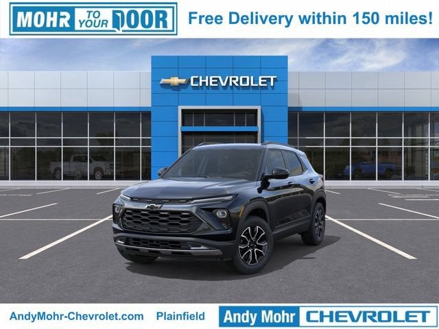 2026 Chevrolet Trailblazer ACTIV in Mosaic Black Metallic — front three-quarter view