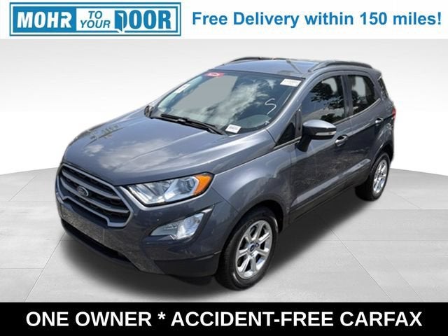 2021 Ford EcoSport SE in Gray — front three-quarter view