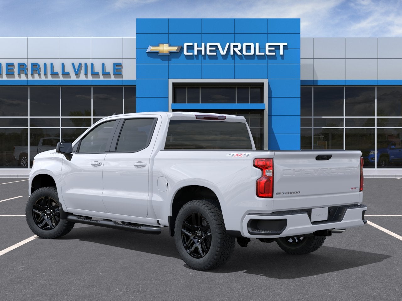2026 Chevrolet Silverado 1500 — rear three-quarter view