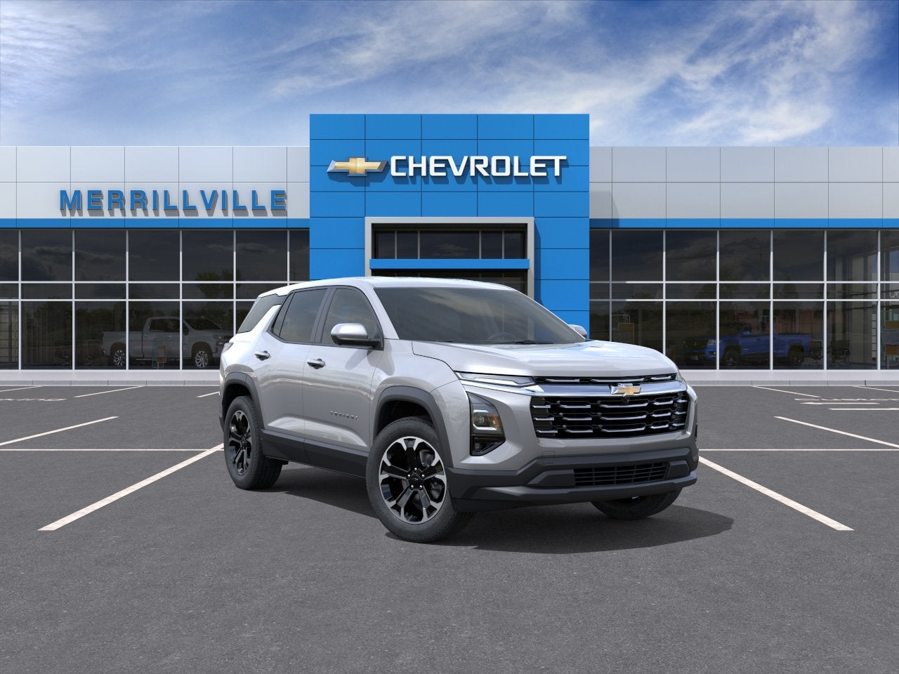2026 Chevrolet Equinox LT in Sterling Gray Metallic — front three-quarter view
