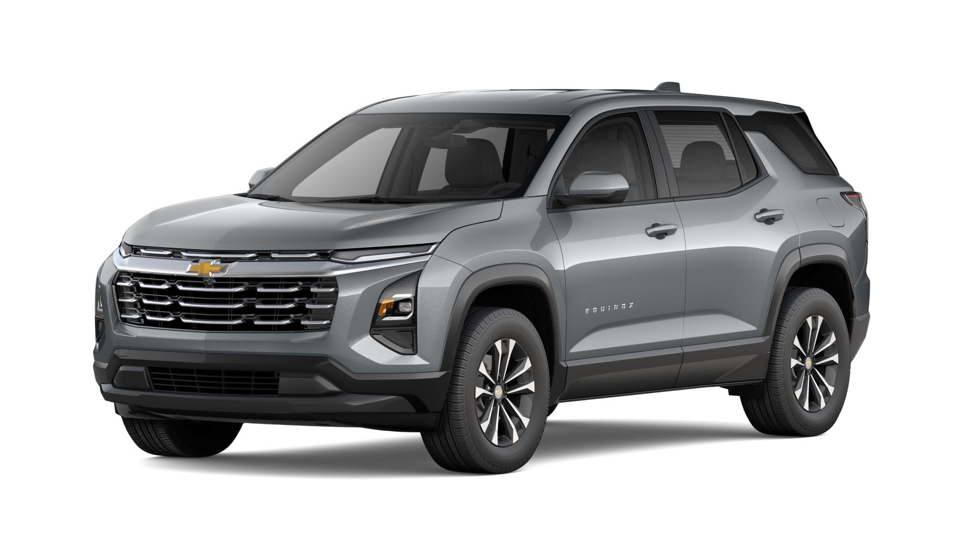 2027 Chevrolet Equinox LT in Sterling Gray Metallic — front three-quarter view