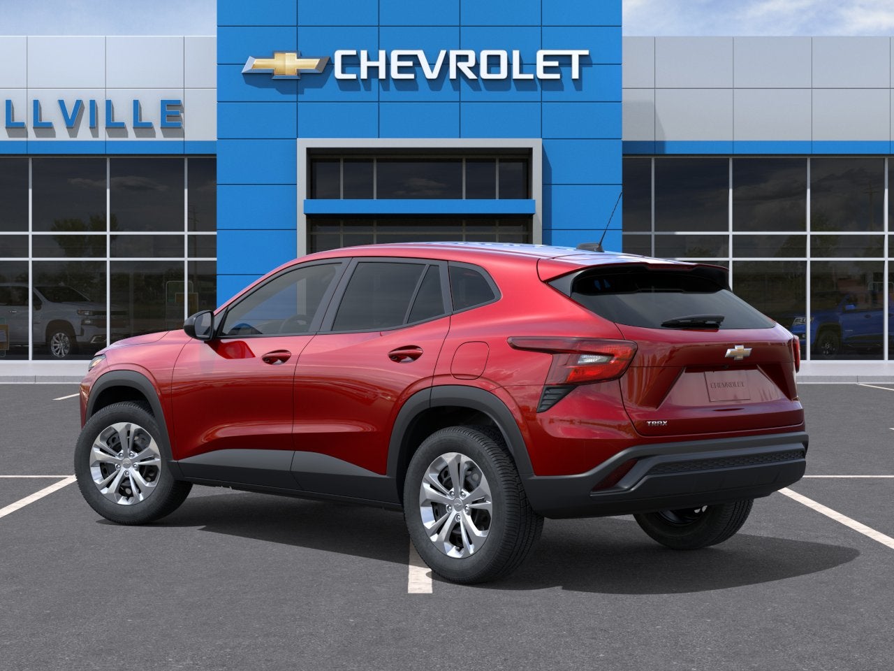 2026 Chevrolet Trax — rear three-quarter view