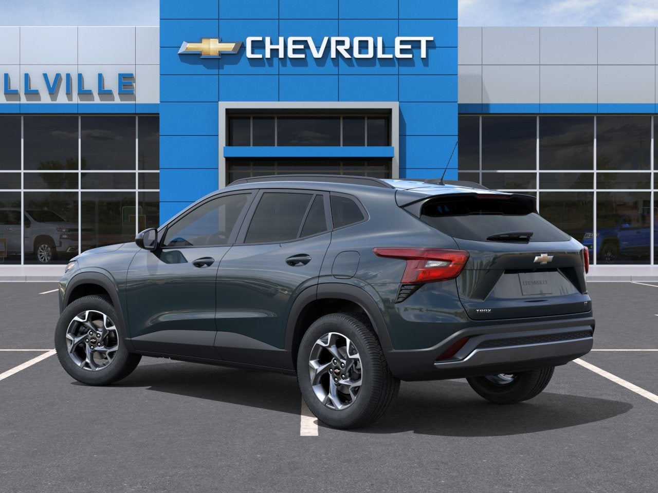 2026 Chevrolet Trax — rear three-quarter view
