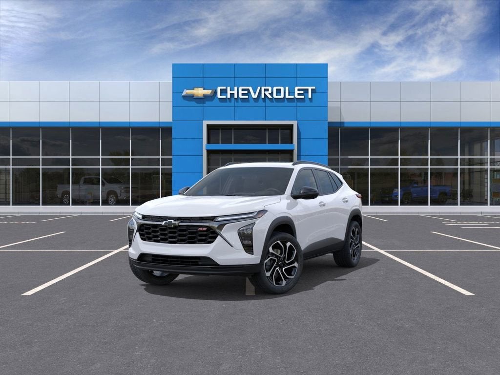2026 Chevrolet Trax 2RS in Summit White — front three-quarter view
