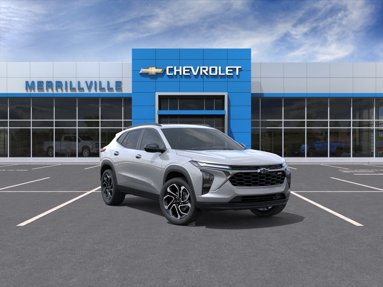 2026 Chevrolet Trax 2RS in Sterling Gray Metallic — front three-quarter view