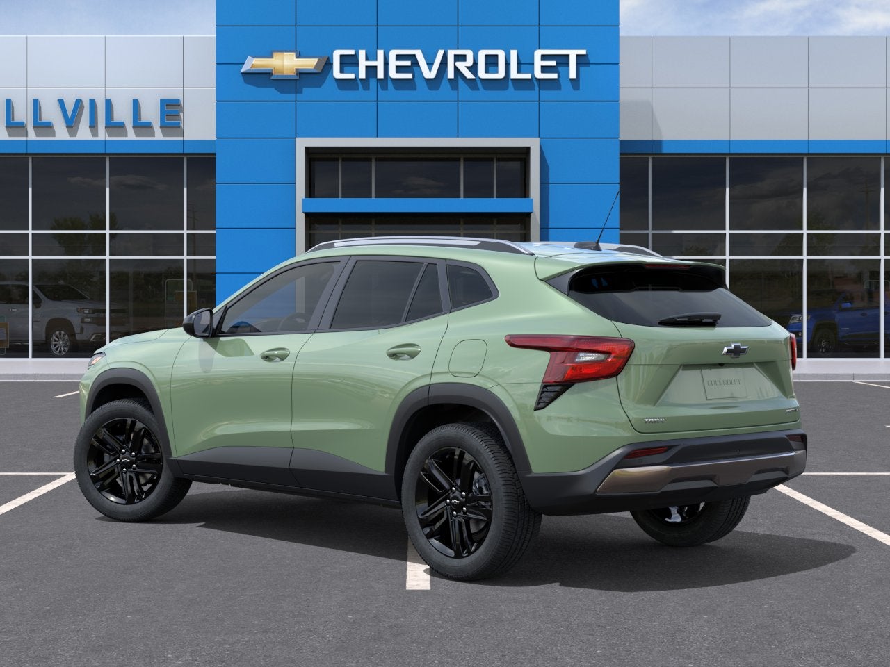 2026 Chevrolet Trax — rear three-quarter view
