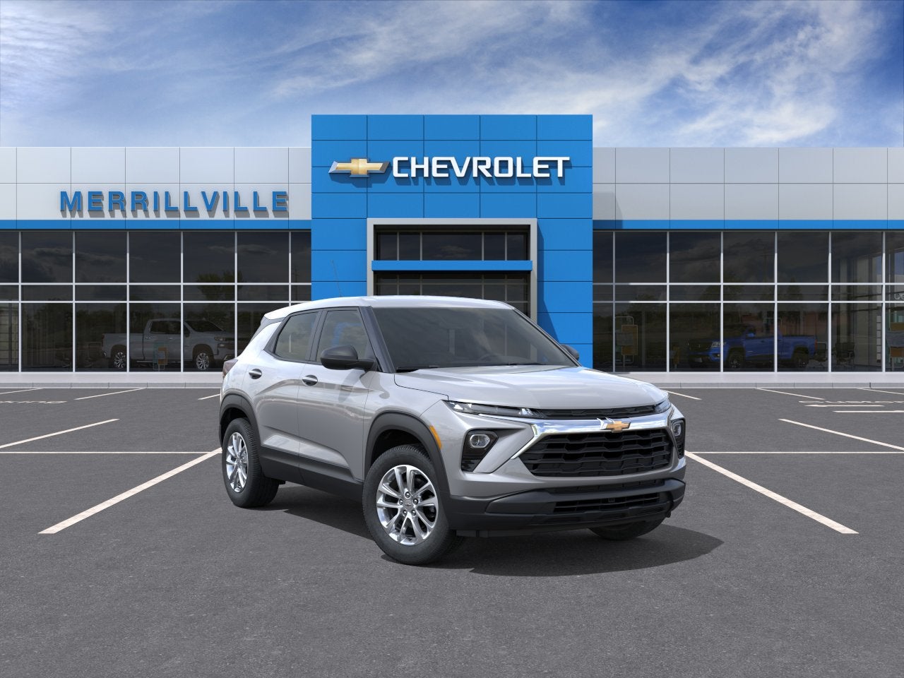 2026 Chevrolet Trailblazer LS in Sterling Gray Metallic — front three-quarter view