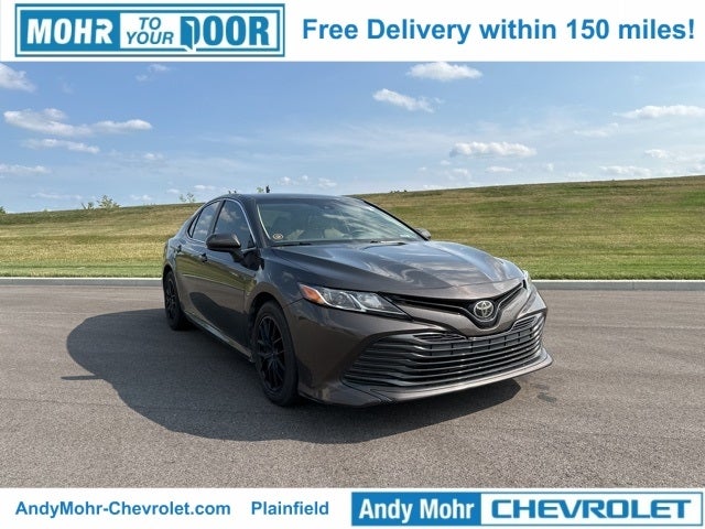 Used 2018 Toyota Camry LE with VIN 4T1B11HK1JU118159 for sale in Plainfield, IN